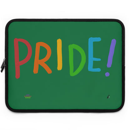 Laptop Sleeve: LGBTQ Pride Dark Green