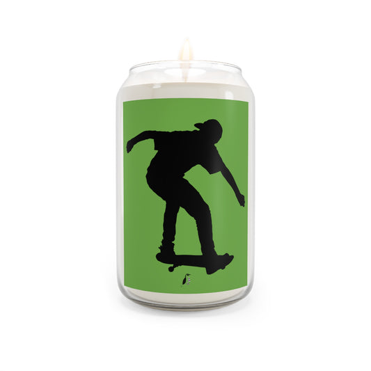 Scented Candle, 13.75oz: Skateboarding Green