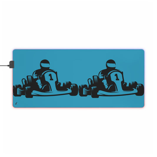 LED Gaming Mouse Pad: Racing Turquoise