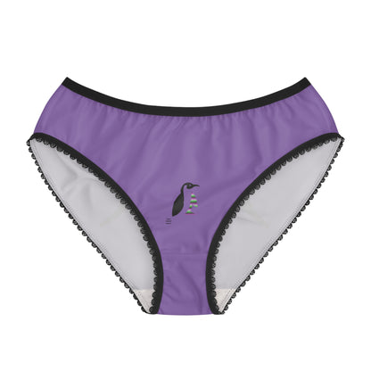 Women's Briefs: Wrestling Lite Purple