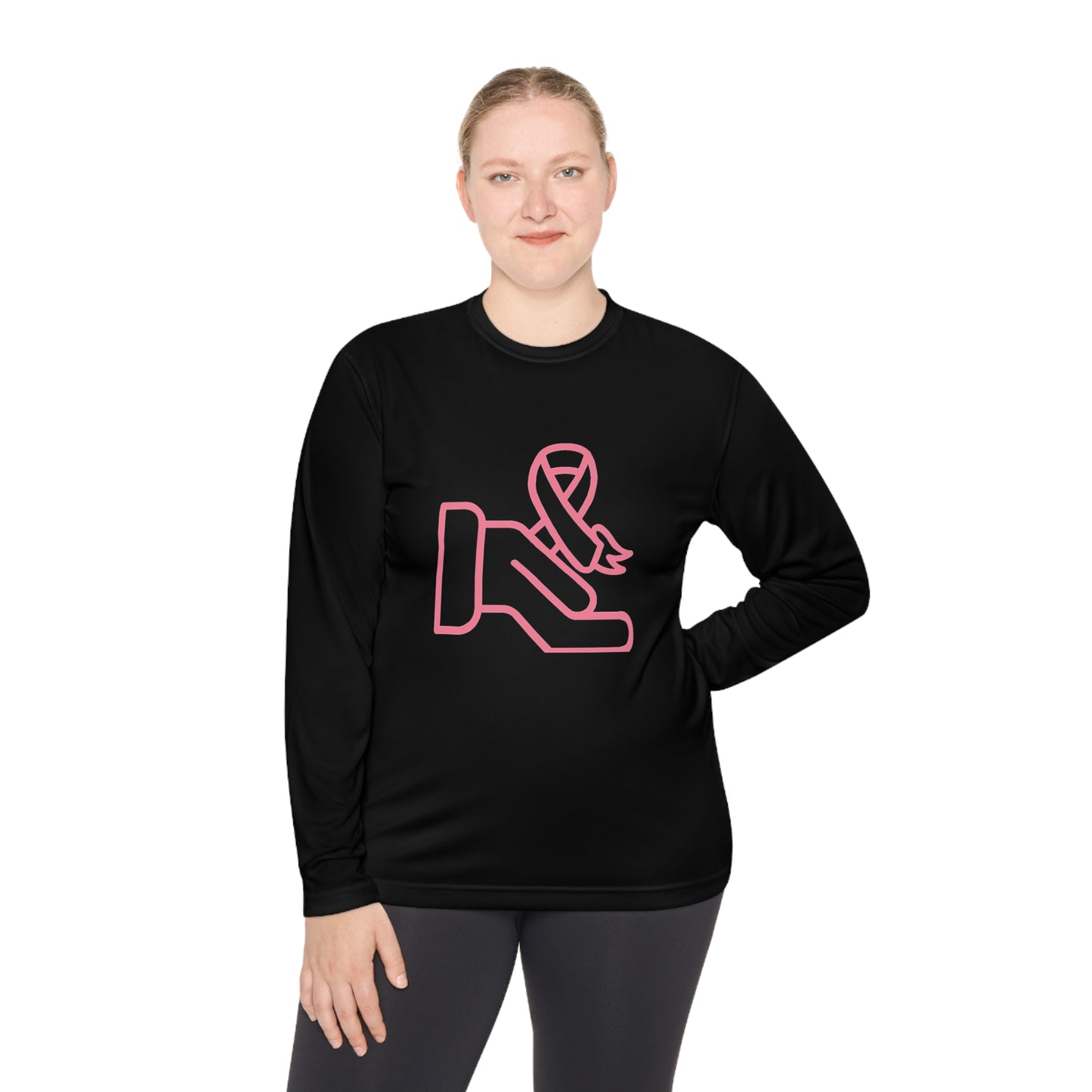 Lightweight Long Sleeve Tee: Fight Cancer #1