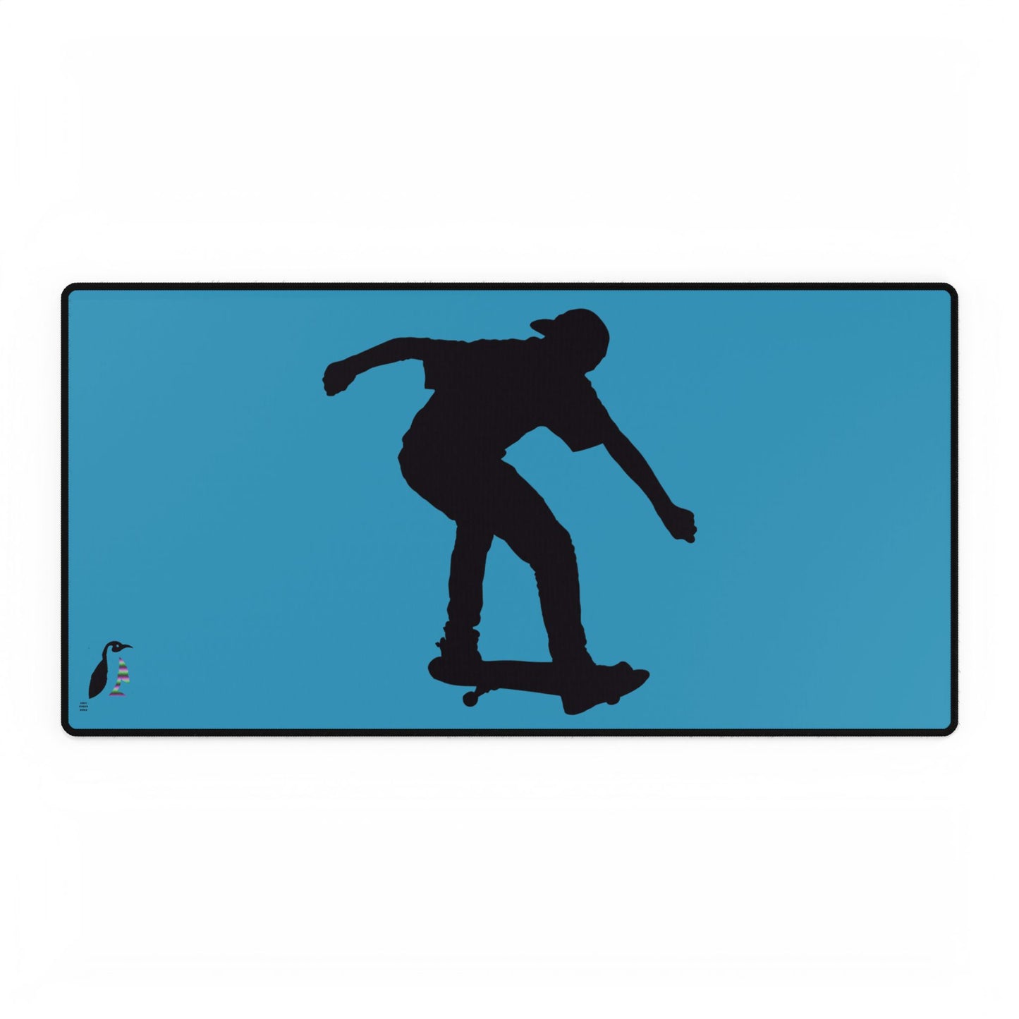 Desk Mats: Skateboarding Turquoise