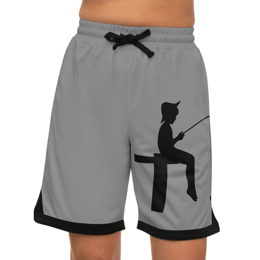 Basketball Rib Shorts: Fishing Grey