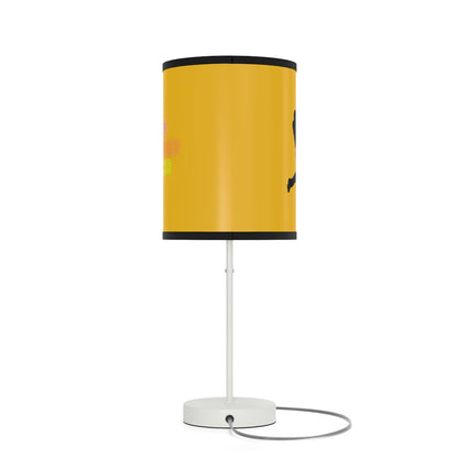 Lamp on a Stand, US|CA plug: Baseball Yellow