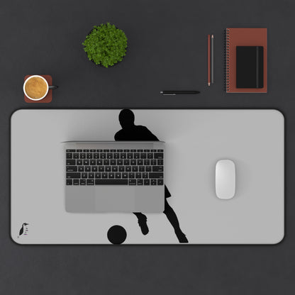 Desk Mat: Soccer Lite Grey