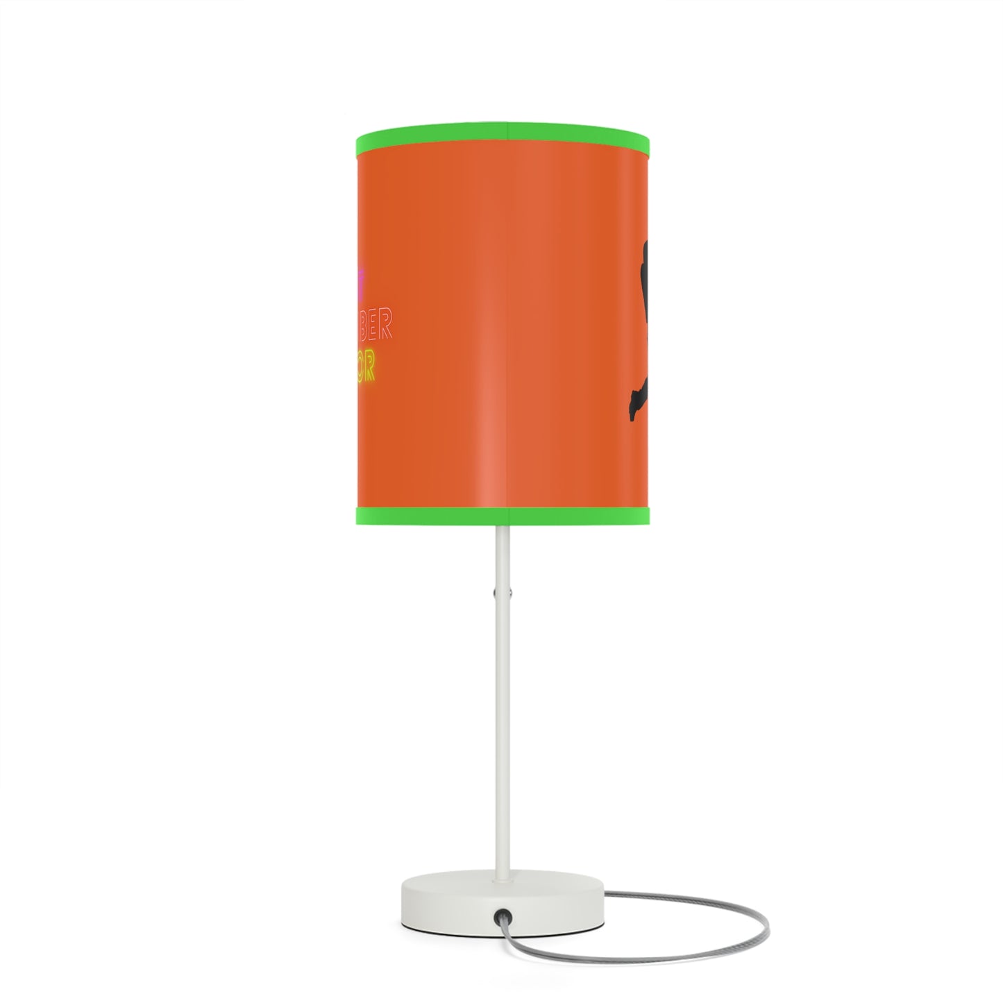 Lamp on a Stand, US|CA plug: Baseball Orange