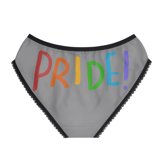 Women's Briefs: LGBTQ Pride Grey