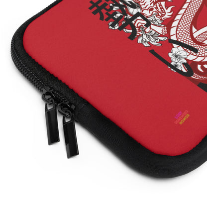 Laptop Sleeve: Dragons Dark Red