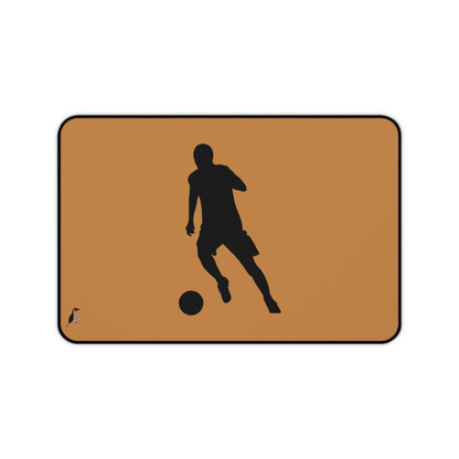 Desk Mat: Soccer Lite Brown