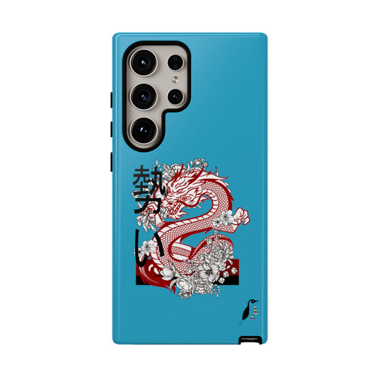 Tough Cases (for Samsung & Google): Dragons Turquoise