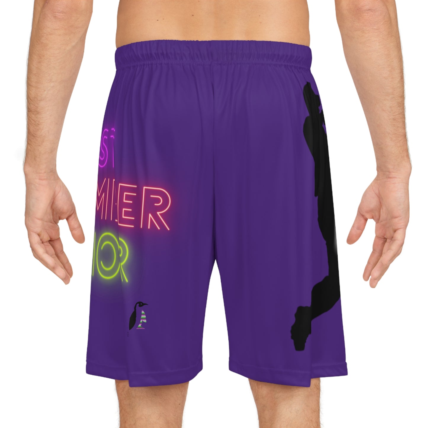 Basketball Shorts: Baseball Purple