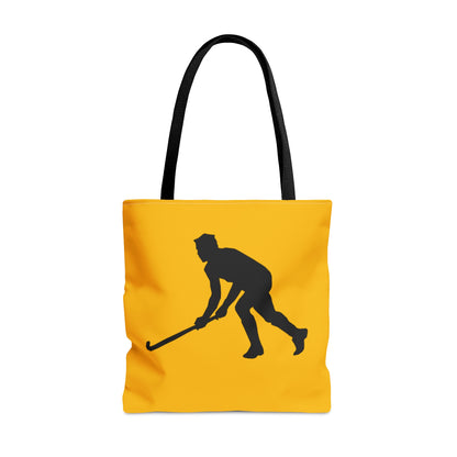 Tote Bag: Hockey Yellow