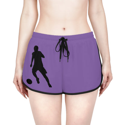 Women's Relaxed Shorts: Soccer Lite Purple