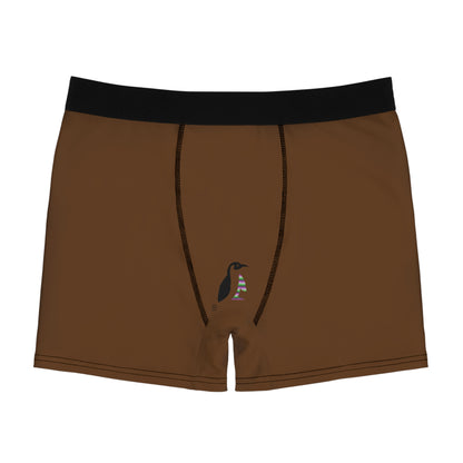 Men's Boxer Briefs: Bowling Brown