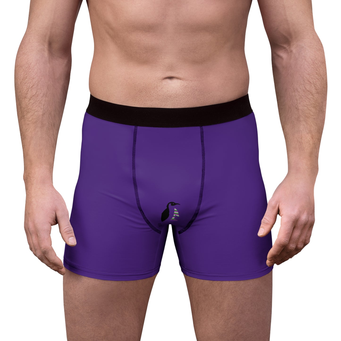 Men's Boxer Briefs: Dance Purple