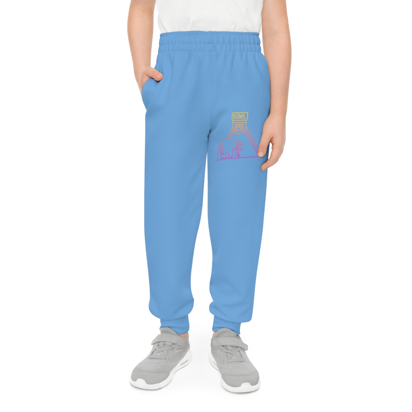 Youth Joggers: Bowling Lite Blue