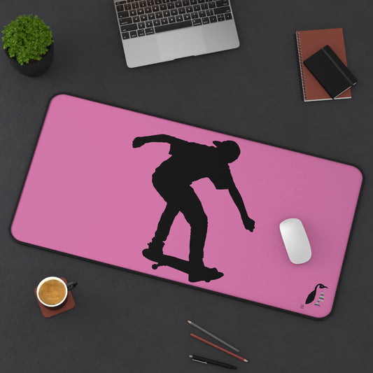 Desk Mat: Skateboarding Lite Pink