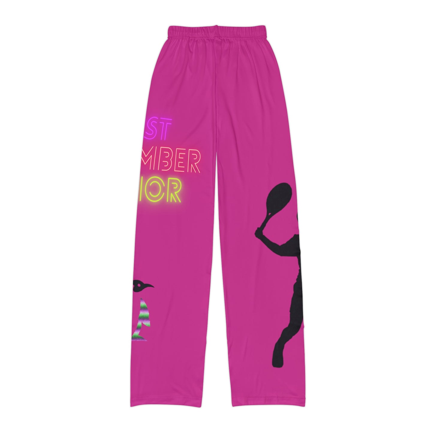 Kids Pajama Pants: Tennis Pink