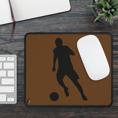 Gaming Mouse Pad: Soccer Brown