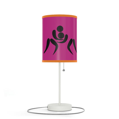 Lamp on a Stand, US|CA plug: Wrestling Pink 