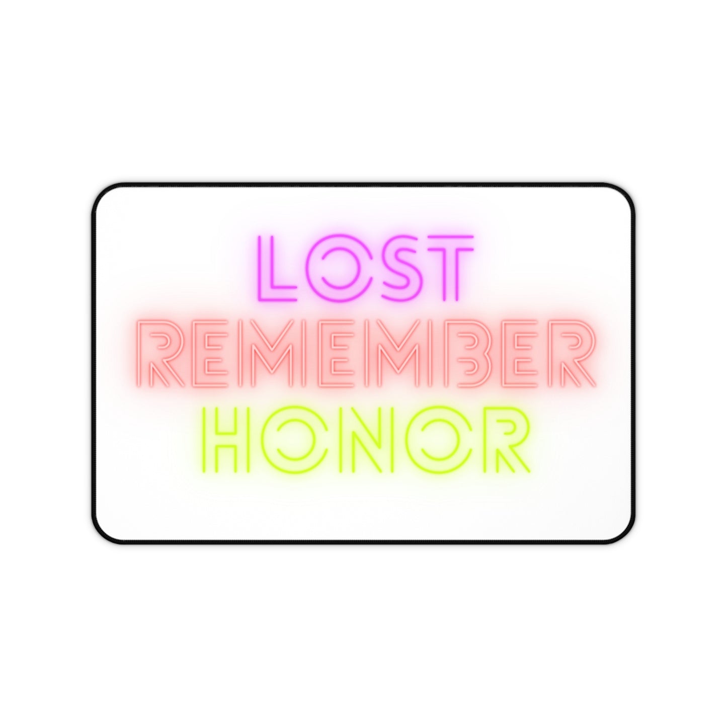 Desk Mat: Lost Remember Honor White