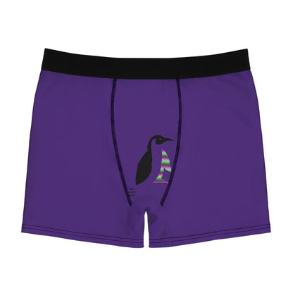 Men's Boxer Briefs: LGBTQ Pride Purple