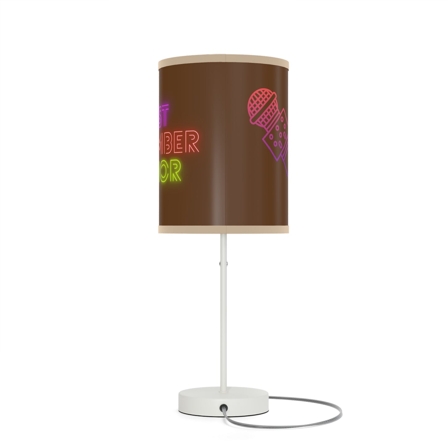 Lamp on a Stand, US|CA plug: Music Brown