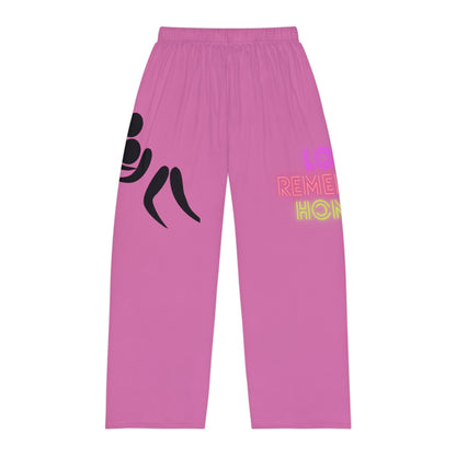 Men's Pajama Pants: Wrestling Lite Pink