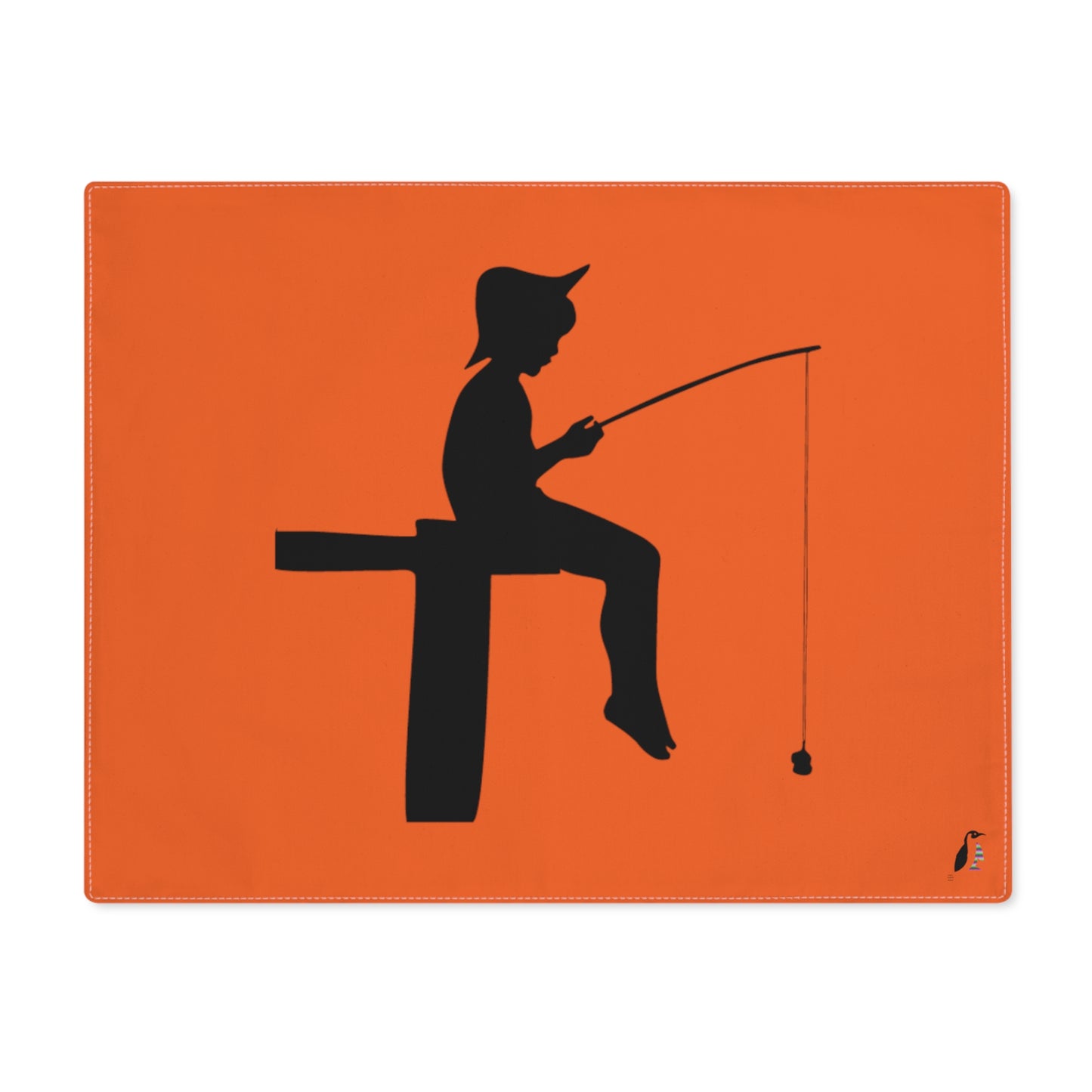 Placemat, 1pc: Fishing Orange