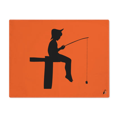 Placemat, 1pc: Fishing Orange