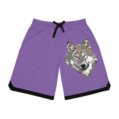 Basketball Rib Shorts: Wolves Lite Purple