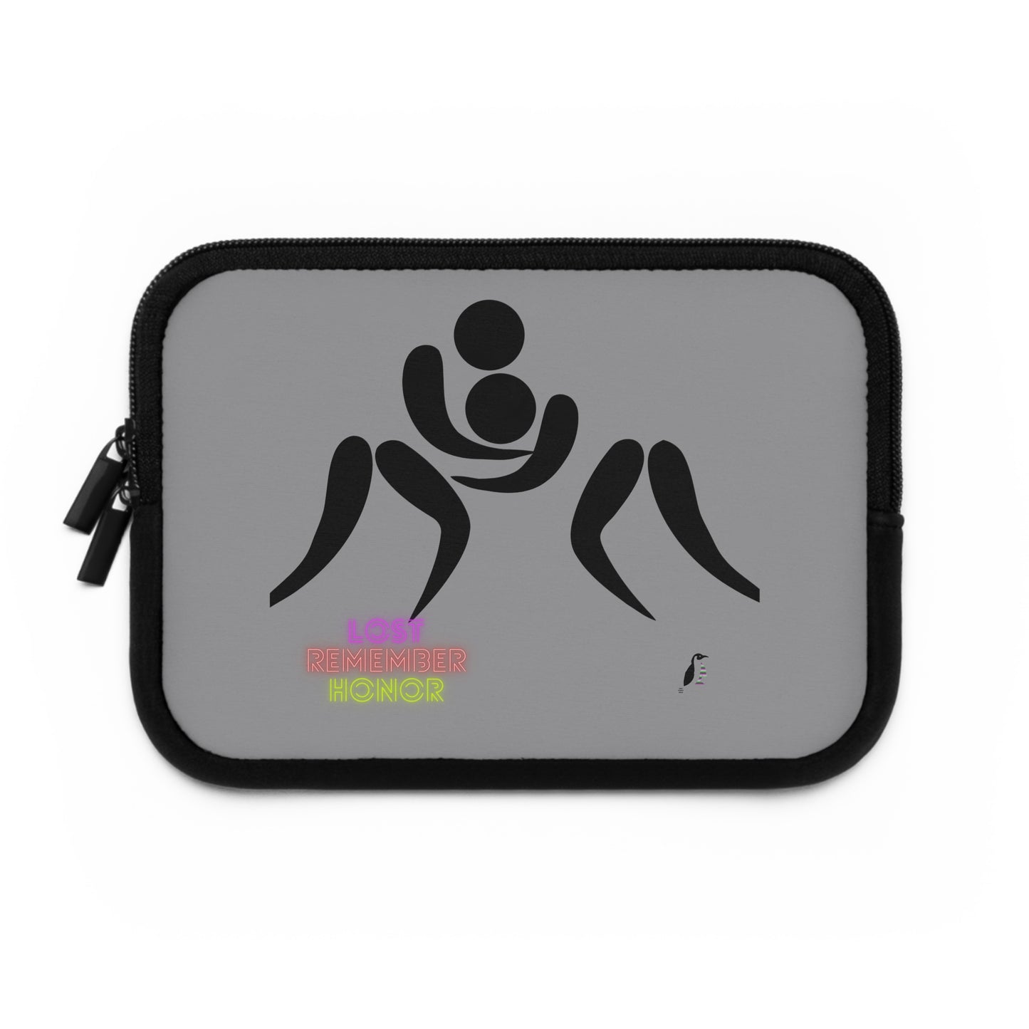 Laptop Sleeve: Wrestling Grey