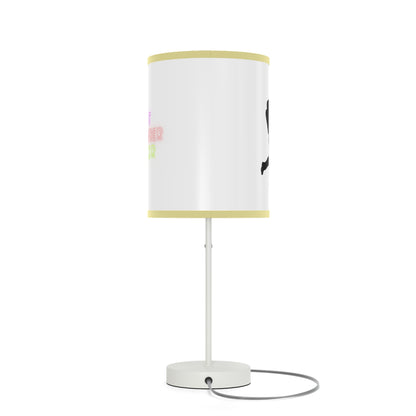 Lamp on a Stand, US|CA plug: Baseball White