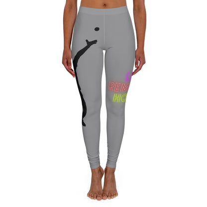 Women's Spandex Leggings: Tennis Grey