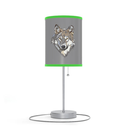 Lamp on a Stand, US|CA plug: Wolves Grey