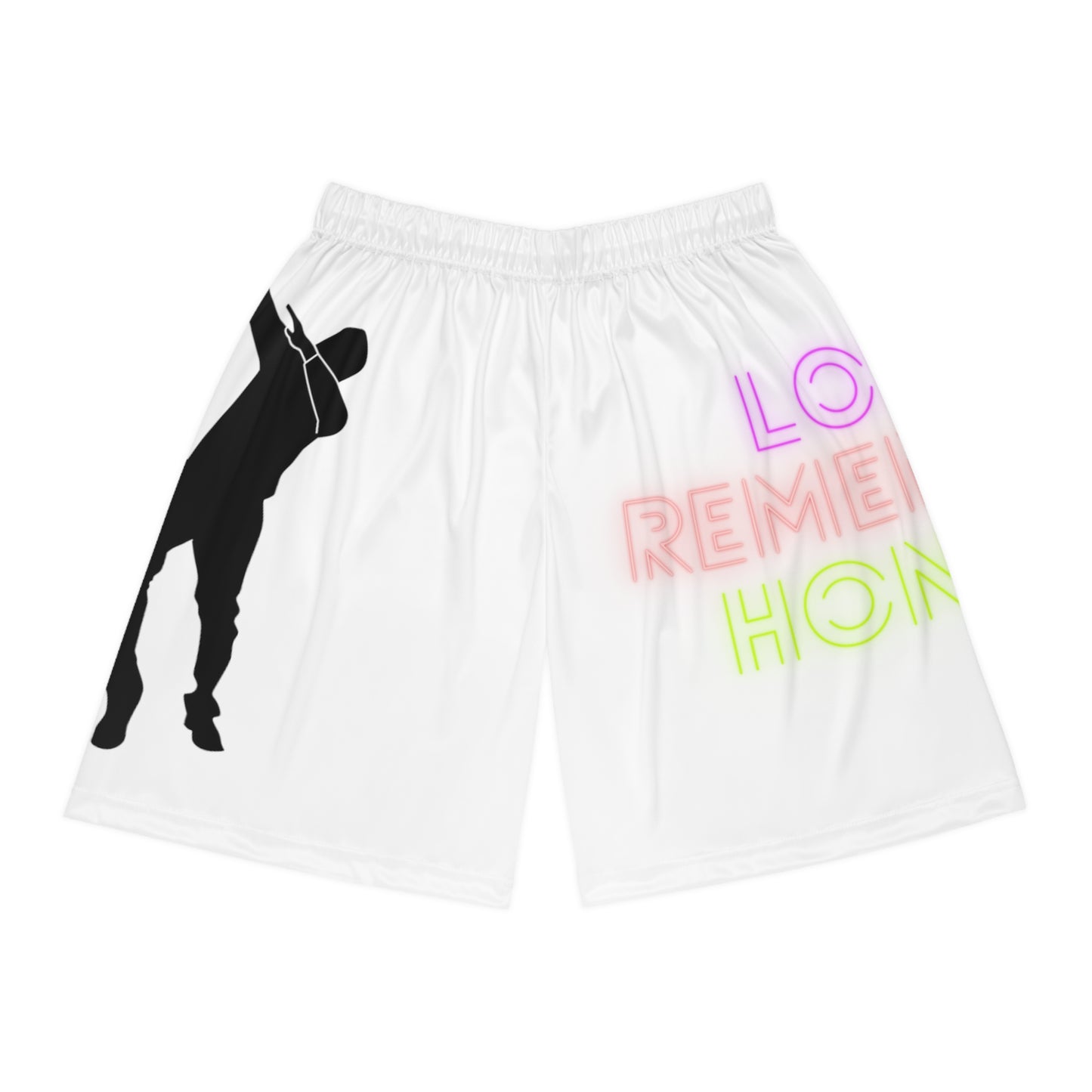 Basketball Shorts: Dance White