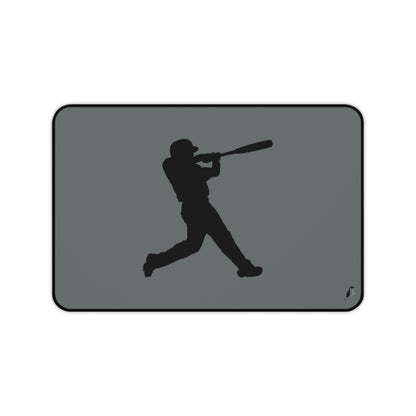 Desk Mat: Baseball Dark Grey