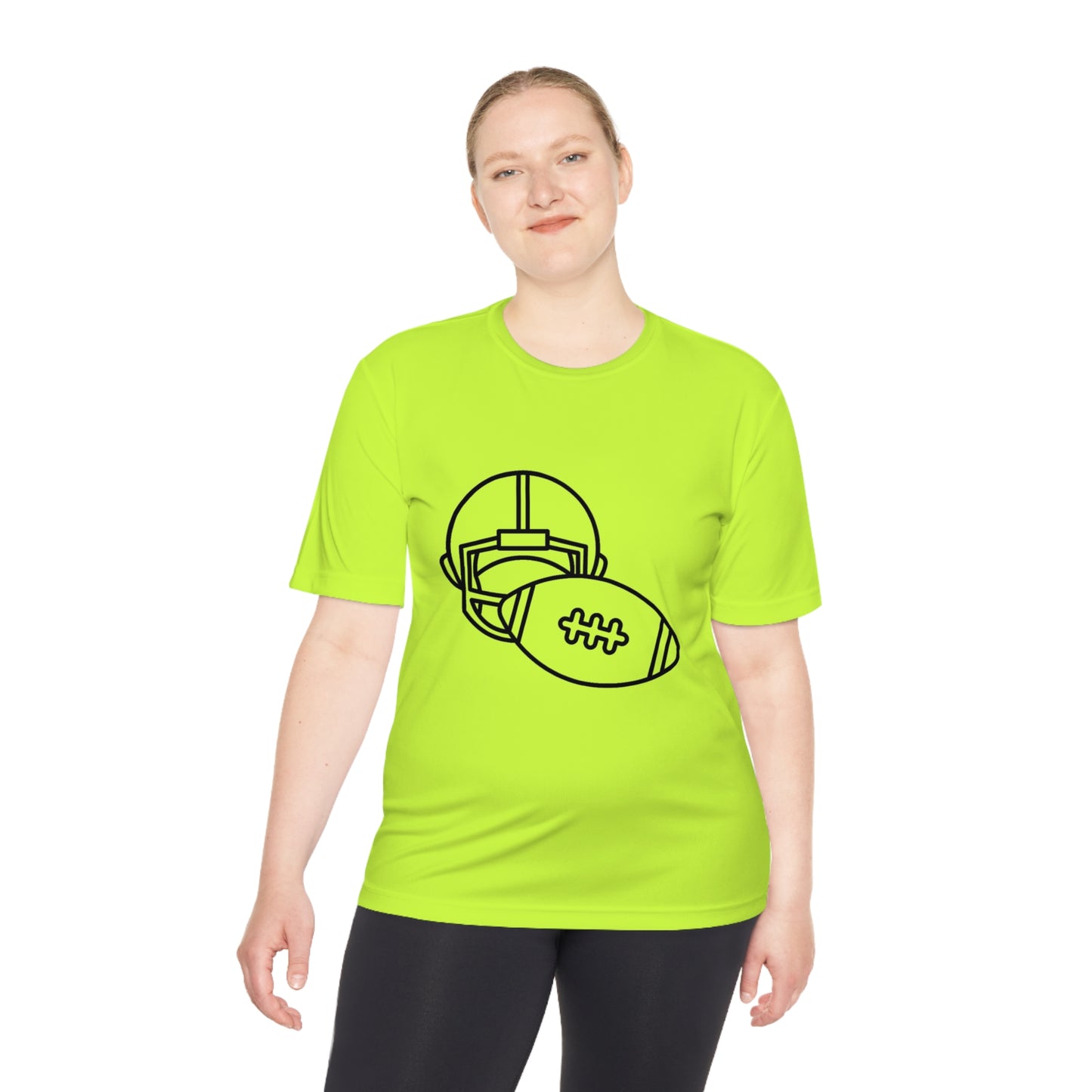 Moisture Wicking Tee: Football #2