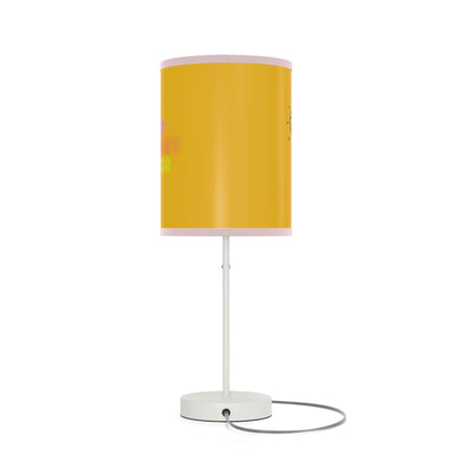 Lamp on a Stand, US|CA plug: Volleyball Yellow