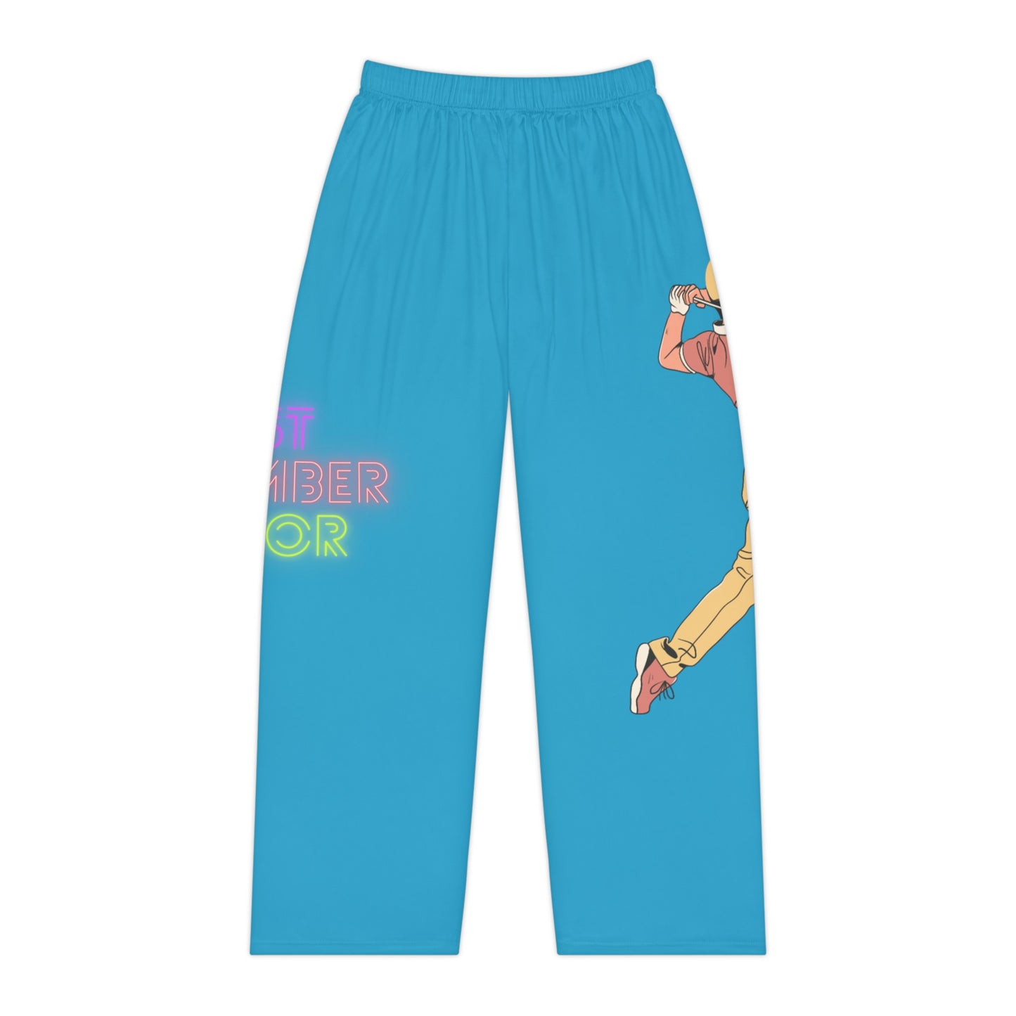 Pambabaeng Pajama Pantalon: Golf Turquoise