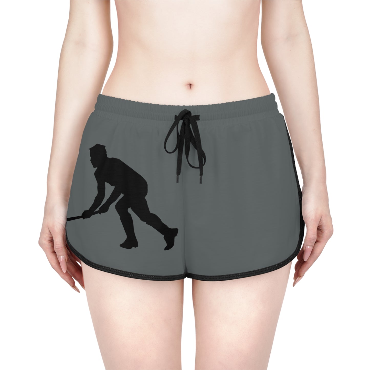 Women's Relaxed Shorts: Hockey Dark Grey