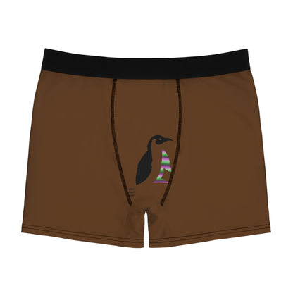 Men's Boxer Briefs: LGBTQ Pride Brown