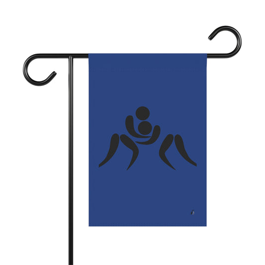 Garden & House Banner: Wrestling Dark Blue