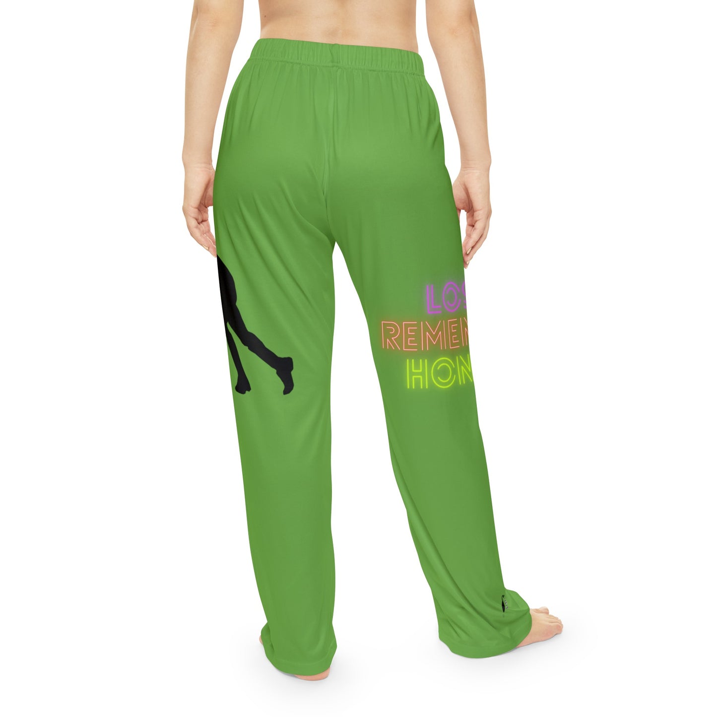 Women's Pajama Pants: Hockey Green