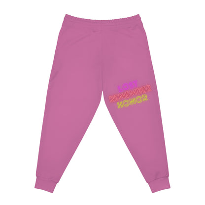 Athletic Joggers: Crazy Penguin World Logo Lite Pink