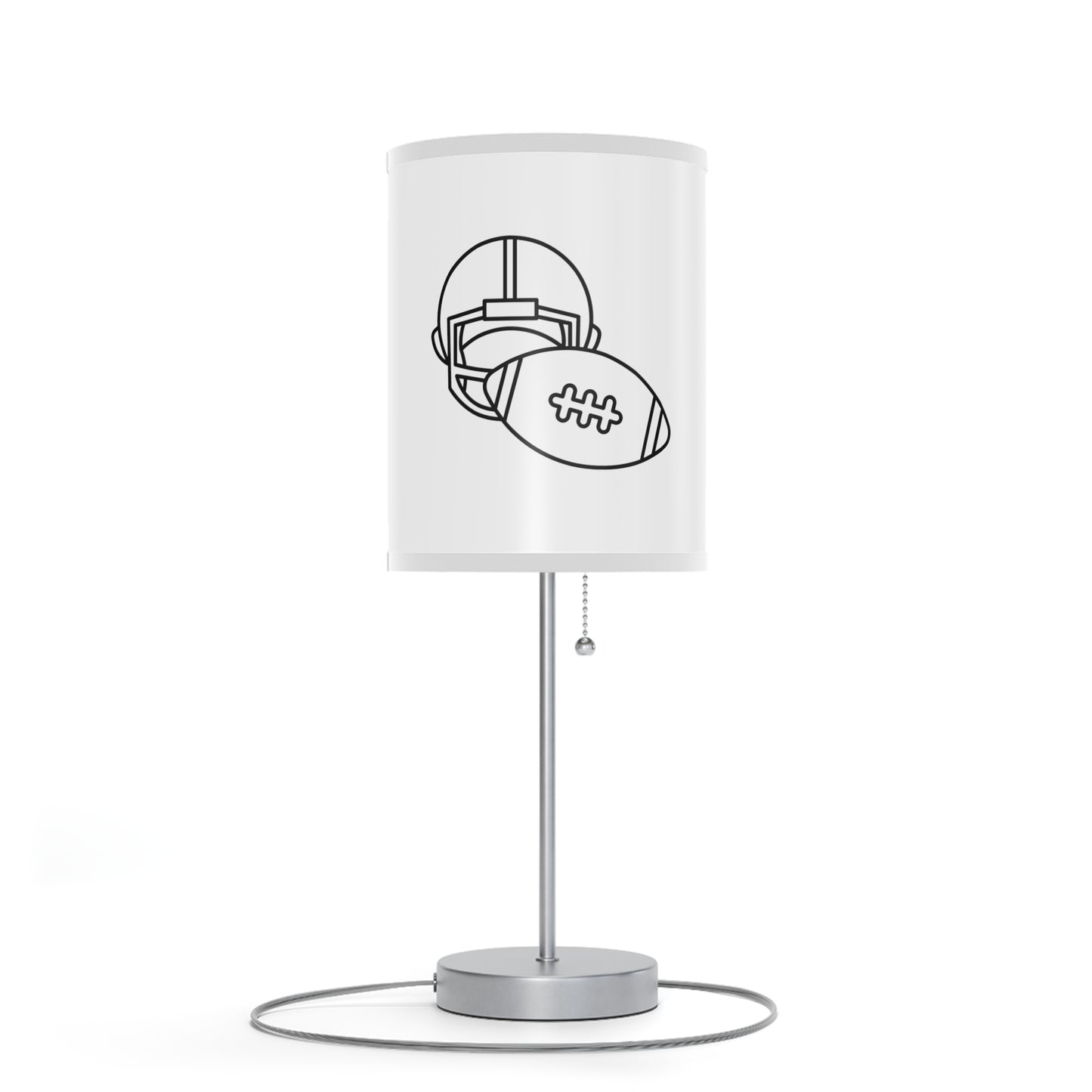 Lamp on a Stand, US|CA plug: Football White