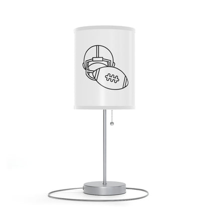 Lamp on a Stand, US|CA plug: Football White