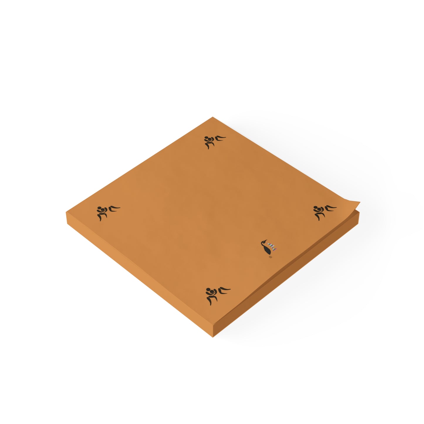 Post-it® Note Pads: Wrestling Lite Brown