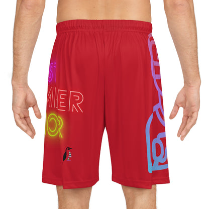 Basketball Shorts: Gaming Dark Red