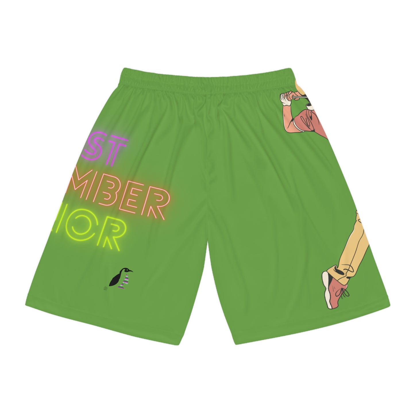 Basketball Shorts: Golf Green